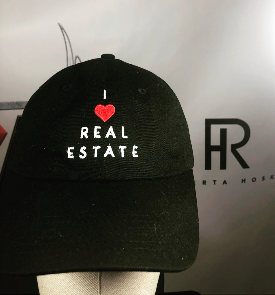 Real Estate Lovers Hat - Black